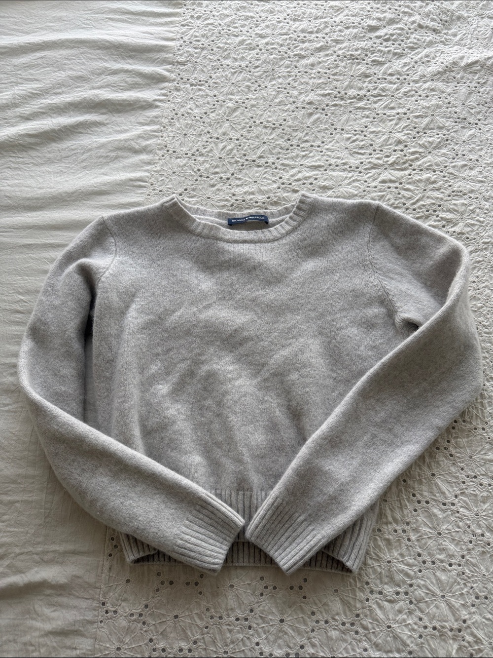 Brandy Melville Crewneck Sweater - Light Gray